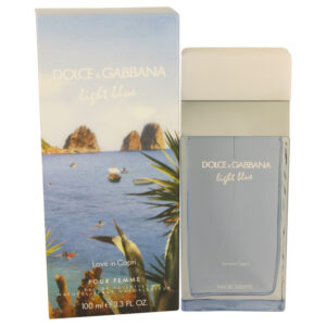 Light Blue Love In Capri Eau De Toilette Spray By Dolce & Gabbana - 3.4oz (100 ml)