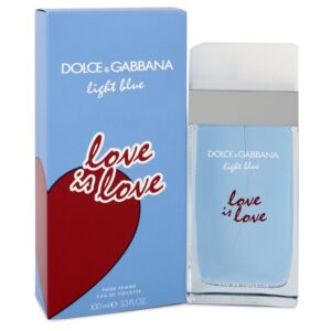 Light Blue Love Is Love Eau De Toilette Spray By Dolce & Gabbana - 3.3oz (100 ml)