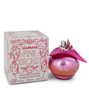 Lomani Pink Orchid Eau De Parfum Spray By Lomani - 3.3oz (100 ml)