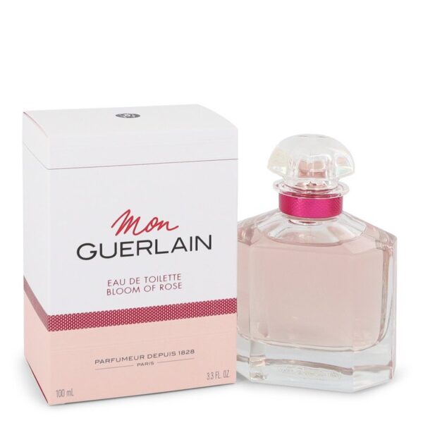 Mon Guerlain Bloom Of Rose Eau De Toilette Spray By Guerlain - 3.3oz (100 ml)