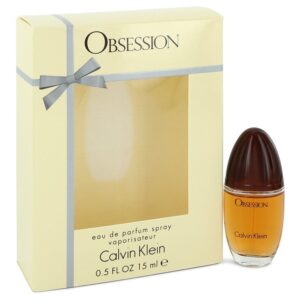 Obsession Eau De Parfum Spray By Calvin Klein - 0.5oz (15 ml)