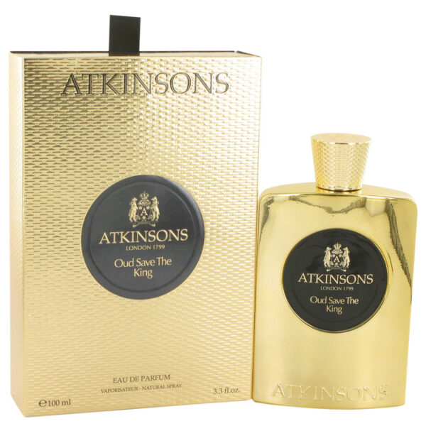 Oud Save The King Eau De Parfum Spray By Atkinsons - 3.3oz (100 ml)