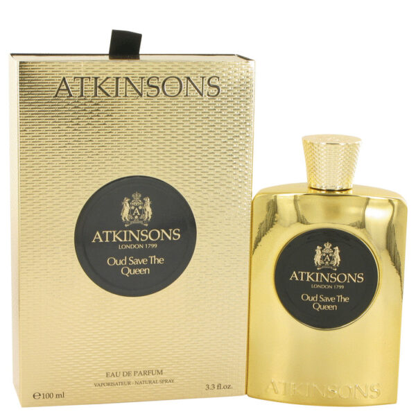 Oud Save The Queen Eau De Parfum Spray By Atkinsons - 3.3oz (100 ml)