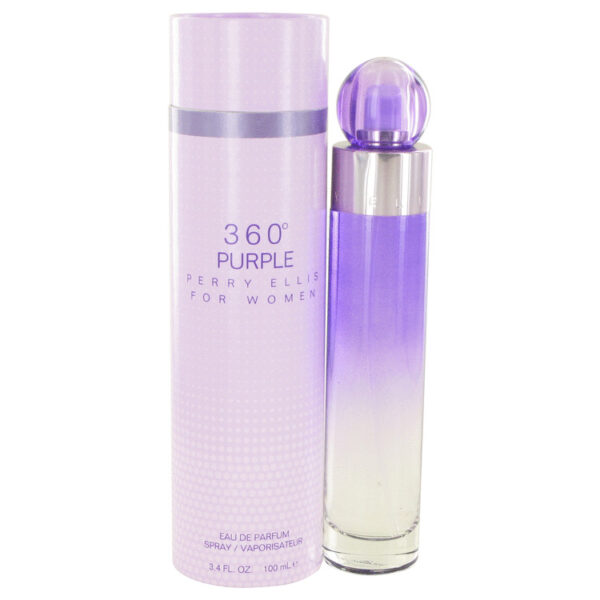 Perry Ellis 360 Purple Eau De Parfum Spray By Perry Ellis - 3.4oz (100 ml)