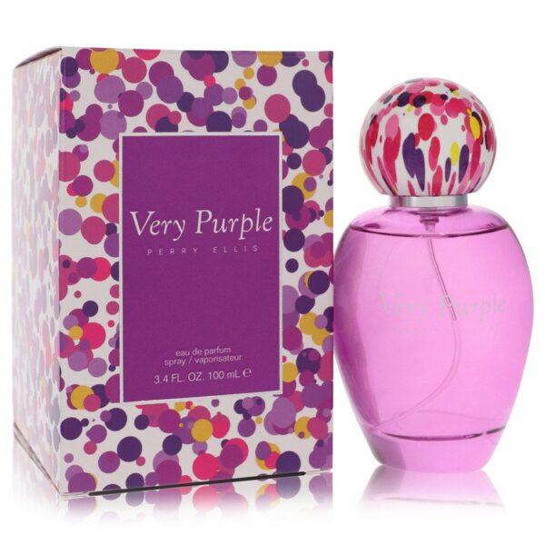 Perry Ellis Very Purple Eau De Parfum Spray By Perry Ellis - 3.4oz (100 ml)