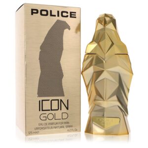 Police Icon Gold Eau De Parfum Spray By Police Colognes - 4.2oz (125 ml)