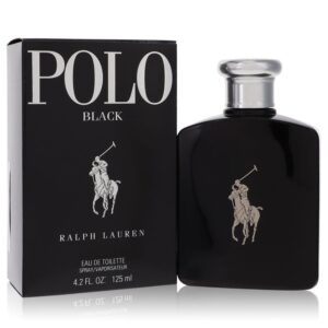 Polo Black Eau De Toilette Spray By Ralph Lauren - 4.2oz (125 ml)