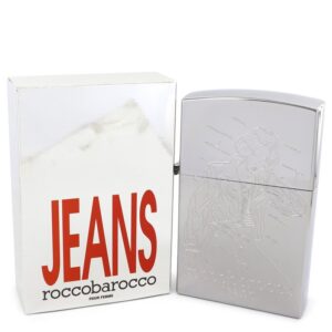 Roccobarocco Silver Jeans Eau De Toilette Spray (new packaging) By Roccobarocco - 2.5oz (75 ml)