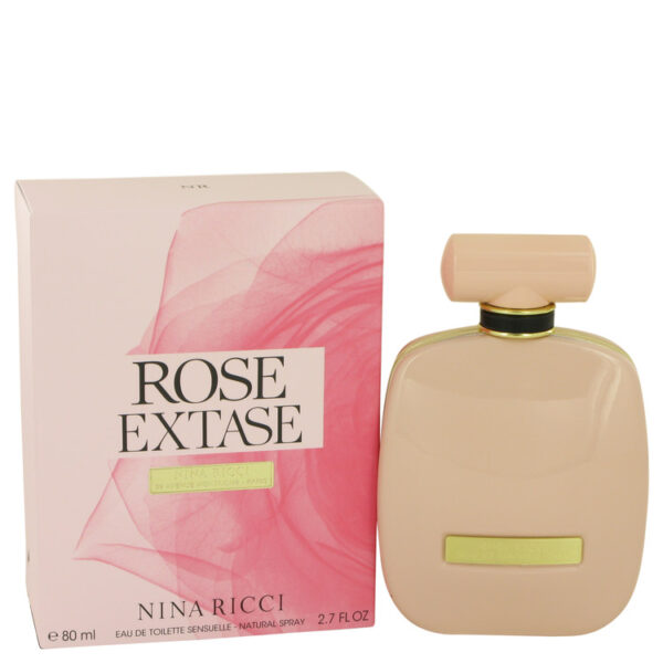 Rose Extase Eau De Toilette Sensuelle Spray By Nina Ricci - 2.7oz (80 ml)