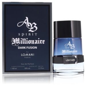 Spirit Millionaire Dark Fusion Eau De Parfum Spray By Lomani - 3.3oz (100 ml)