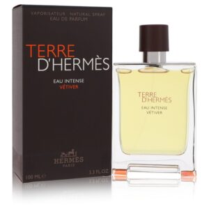 Terre D'hermes Eau Intense Vetiver Eau De Parfum Spray By Hermes - 3.3oz (100 ml)
