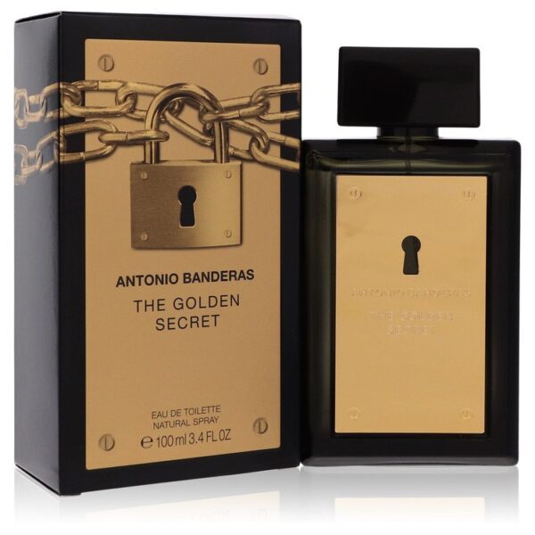 The Golden Secret Eau De Toilette Spray By Antonio Banderas - 3.4oz (100 ml)