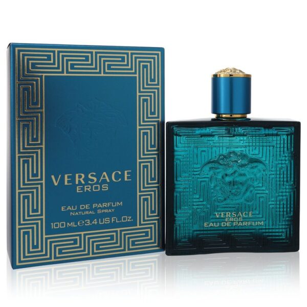 Versace Eros Eau De Parfum Spray By Versace - 3.4oz (100 ml)