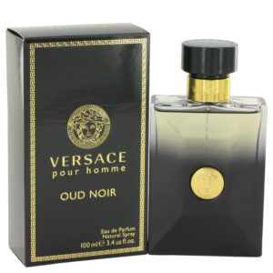 Versace Pour Homme Oud Noir Eau De Parfum Spray By Versace - 3.4oz (100 ml)