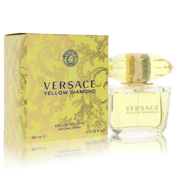 Versace Yellow Diamond Eau De Toilette Spray By Versace - 3oz (90 ml)