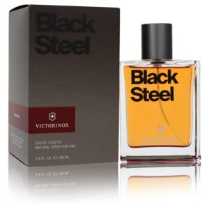Victorinox Black Steel Eau De Toilette Spray By Victorinox - 3.4oz (100 ml)