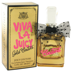 Viva La Juicy Gold Couture Eau De Parfum Spray By Juicy Couture - 3.4oz (100 ml)