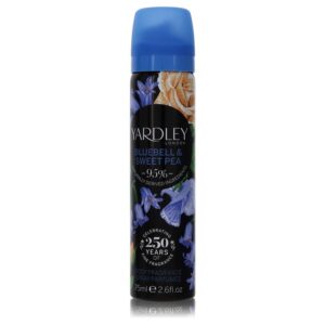 Yardley Bluebell & Sweet Pea Body Fragrance Spray By Yardley London - 2.6oz (75 ml)