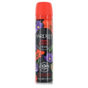 Yardley Poppy & Violet Body Fragrance Spray By Yardley London - 2.6oz (75 ml)