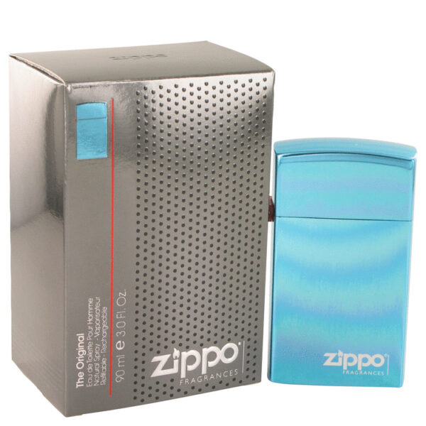Zippo Blue Eau De Toilette Refillable Spray By Zippo - 3oz (90 ml)