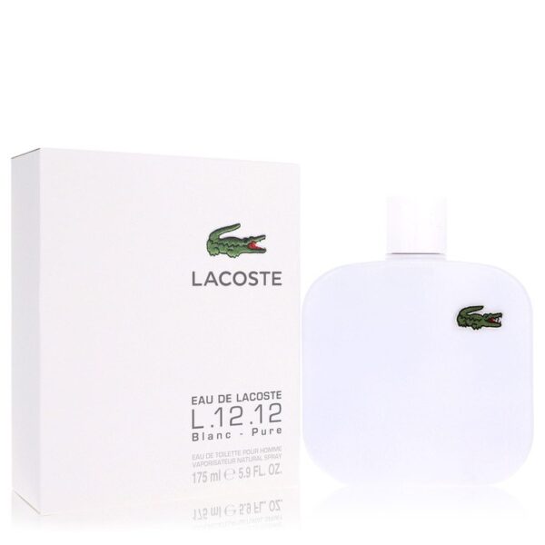 Lacoste Eau De Lacoste L.12.12 Blanc by Lacoste - 5.9oz (175 ml)