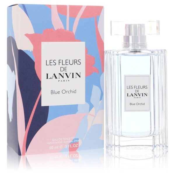 Les Fleurs De Lanvin Blue Orchid by Lanvin - 3oz (90 ml)