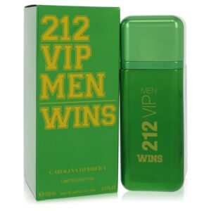 212 Vip Wins by Carolina Herrera Eau De Parfum Spray (Limited Edition Unboxed) 3.4 oz for Men